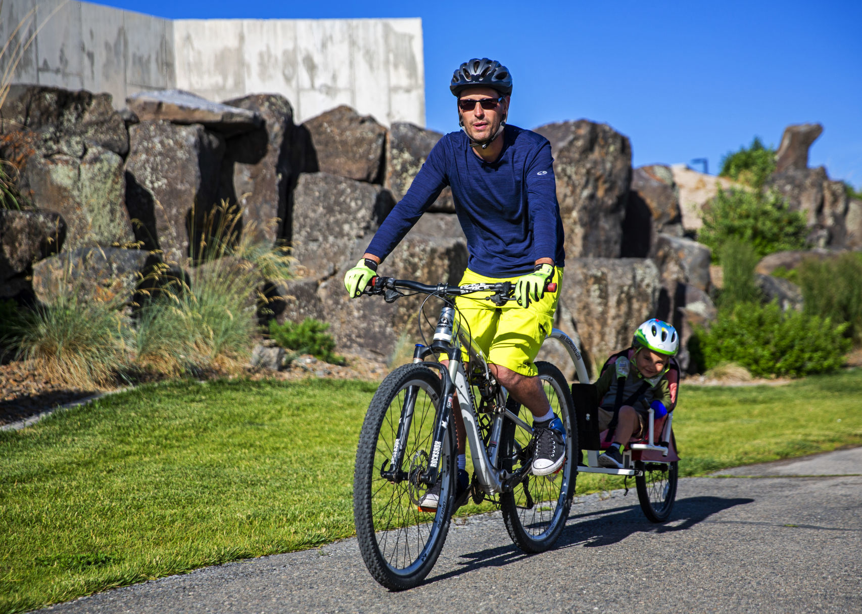 Biking with Jonathan